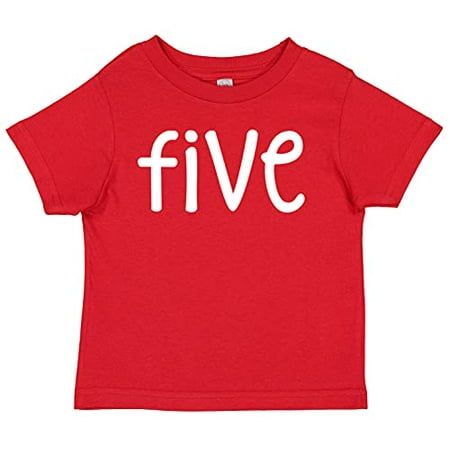 

7 ate 9 Apparel Unisex Kids Five Birthday Shirt for Boys 5 Birthday Shirth Bday Fifth Shirts Red Shirt