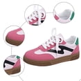 thumbnail image 4 of Rokment Womens Vintage Skateboarding Shoes Trendy Casual Suede Platform Low Top Fashion Sneakers Comfortable Skate Tennis Shoes Red Size 9, 4 of 6