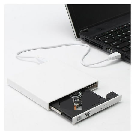 DVD ROM External Optical Drive USB 2.0 CD/DVD-ROM CD-RW Player Burner Slim Reader Recorder Portable For Laptop Computer - On-the-Go Fun