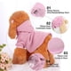 thumbnail image 4 of Sudadera para perro con capucha, ropa para mascotas de primavera/otoño/invierno, abrigo cálido rosa XXL, 4 of 7