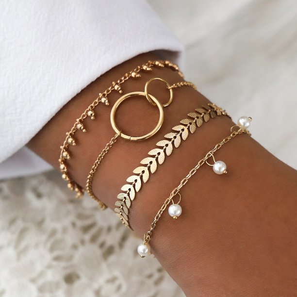 31 estilos bohemios hojas mixtas carta mapa geométrico cristal infinito pentagrama Shell multicapa cadena pulsera mujer venta al por mayor Tan Jianjun unisex