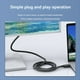 thumbnail image 2 of Adaptador USB-C A VGA. Cable Conversor VGA Tipo C A D-Sub de 15 Pines para USB 3.1, Teléfono Móvil, Portátil, Monitor, Proyector y TV., 2 of 5