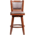 thumbnail image 3 of Boraam Broadmoor Wood Kitchen Swivel Bar Stool - Cherry Finish, 3 of 8