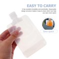 thumbnail image 3 of HUGFEGWE 24pcs Lotion Bag Leakproof Cosmetic Containers Shampoo Pouch Cosmetics Storage Bag Space-saving Travel Pouch Squeezable Pouch Lotion Storage Pouch Travel Shampoo Containers CA919-152545, 3 of 9