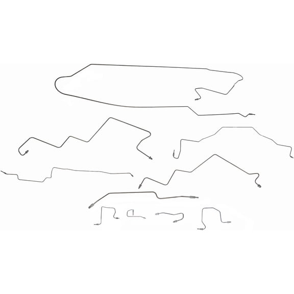 Dorman 919-215 Brake Hydraulic Line Kit for Specific Dodge Models Fits select: 2001 DODGE RAM 2500