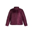 thumbnail image 3 of Big Chill Women's and Women’s Plus Packable Puffer Jacket, Midweight, Sizes S-3X, 3 of 7