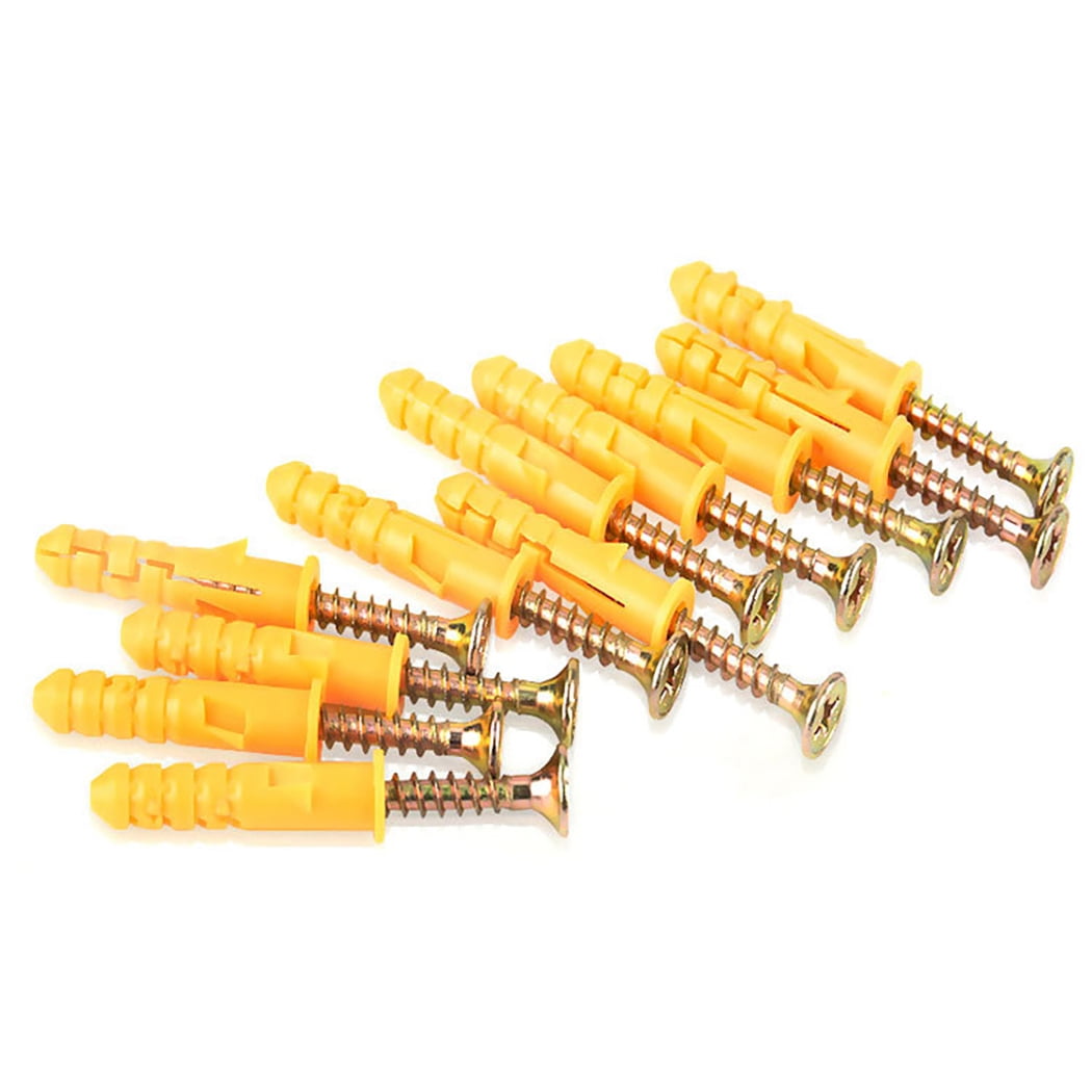 Coofit 100PCS Plastic Expansion Tube Professional Expansion Pipe Tube