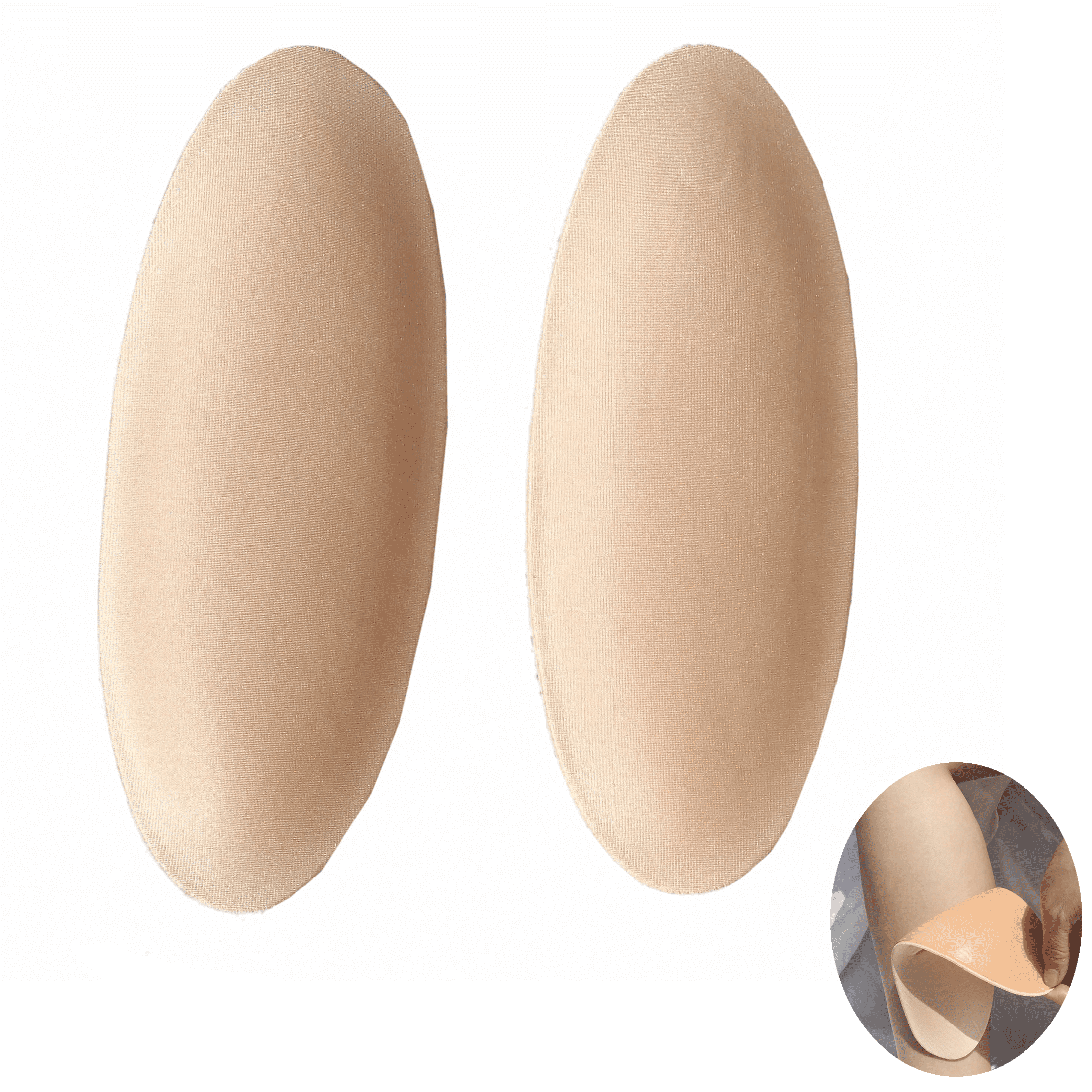 BIMEI 1 Pair Calf Pads Buttock Enhancement Pad Sponge Leg Correctors Soft SelfAdhesive for