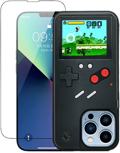 Gameboy Case for iPhone 15 Pro Max, Playable Game Case for