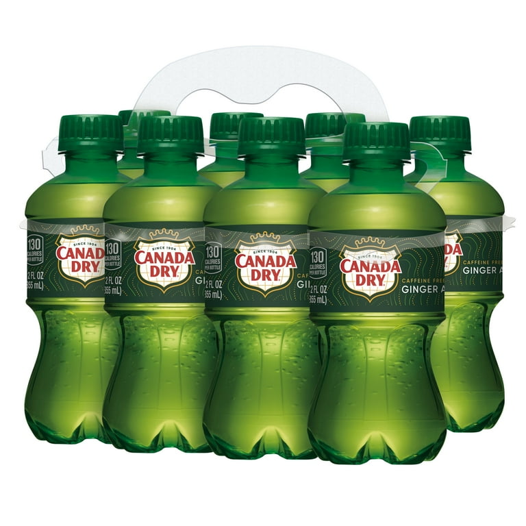 Canada Dry Caffeine Free Ginger Ale Soda Pop, 12 fl oz, 8 Pack