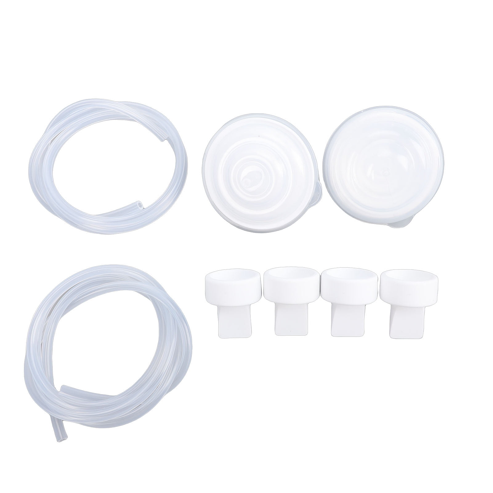 Elowen Breastpumps Parts Fit Duckbill Valves Tubes Backflow Protector Fit for Spectra Breastfeeding Pump Silicone Breastpumps Parts