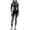 Black, variant on FYEGRE Women's Carnival Jumpsuit Women's Futuristic Skeleton Robot Graphic Full Body Jumpsuit with Back Zipper Halloween Black S