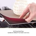 thumbnail image 3 of Hot Bed Steel Plate, Simple  Removal 3D Printer Steel Plate Strong Adhesion Flexible Heat  290x290mm with Soft  Base for Printing, 3 of 8