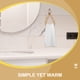 thumbnail image 2 of Toallero de mano con aro para baño, colgador de toallas con cuentas de madera, colgador de paños de cocina, 2 of 8