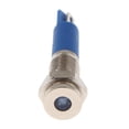 thumbnail image 2 of Colorfast 6mm 12V Impermeable LED Indicador de metal Lámpara de luz azul Cola  Luz indicadora del metal de 6m m 12V, 2 of 6