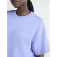 thumbnail image 2 of Scoop Women's and Women’s Plus Ultimate  Scubaknit Boxy Tee, Sizes XS-4X, 2 of 4