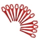 thumbnail image 4 of 5uds. Juego de cuchillas Cuchillas de plástico de repuesto para recortadora de césped 20 piezas, 4 of 5