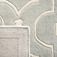thumbnail image 6 of SAFAVIEH Chatham Xanthia Geometric Wool Area Rug, Gray/Ivory, 7' x 7' Square, 6 of 10