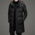 thumbnail image 3 of Chaqueta larga con capucha y plumón para hombre, chaqueta acolchada de plumón de pato de marca de diseñador para invierno, chaqueta informal para hombre, abrigo frío para hombre, 3 of 5