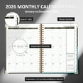 thumbnail image 3 of 2026 Planner(Jan-Dec.2026,6.3"x8.5"),Annual Weekly Monthly Planner with Calendar Tabs,Agenda Schedule Planner for Office,Home,Personal Supplies, 3 of 7