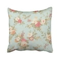 thumbnail image 1 of BSDHOME Housse de Coussin Florale Shabby Chic Roses Bleues 20x20 Pouces, 1 of 1