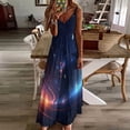thumbnail image 2 of Galaxy Star Outer Space Sleeveless Dress Women's Luxury Party Dress Birthday Dresses for Women, 2 of 6