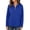 Blue#women oversized hooded sweatshirt, variant on Lcziwo Womens Quarter Zip Pullover Long Sleeve Solid Casual Hoodies Oversized Y2K Fall Winter Fashion Sweatshirt with Pockets Blue,XXL