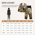 thumbnail image 4 of Fotbe Enchanted Deer In Cave Pattern Long Sleeve Pajama Set for Women,Sleepwear Set,2-piece Loungewear Set,Soft PJs Comfy Nightwear with Pockets -XX-Large, 4 of 7