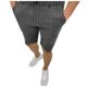 thumbnail image 2 of Puntoco Pantalones Cortos A Rayas Para Hombre Pantalones Cortos Con Bolsillo Y Botones Con Cremallera Pantalones Cortos Gris S,Pantalones Cortos Hombre, 2 of 6