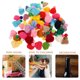 thumbnail image 3 of 55 piezas DIY Mini sombreros decoraciones lindo sombrero de tejer juguetes artesanales hechos a mano para niños niñas (color mezclado), 3 of 8