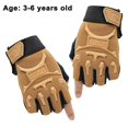 thumbnail image 2 of Guantes transpirables antideslizantes de medio dedo para deportes al aire libre para niños Adepaton CPB-US-DYP41-5, 2 of 5