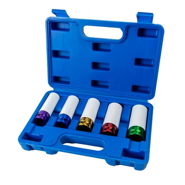 Juego de enchufes de pared delgada, juego de herramientas mecánicas, accionamiento de 1/2 pulgadas, resistente, protector, Universal, juego de llaves shamjiam Llave de vaso