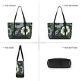 thumbnail image 6 of FORMRS Canvas Laptop Tote Bag for Women with 15.6" Computer Compartments Shoulder Handbag, Dark Floral, 6 of 7