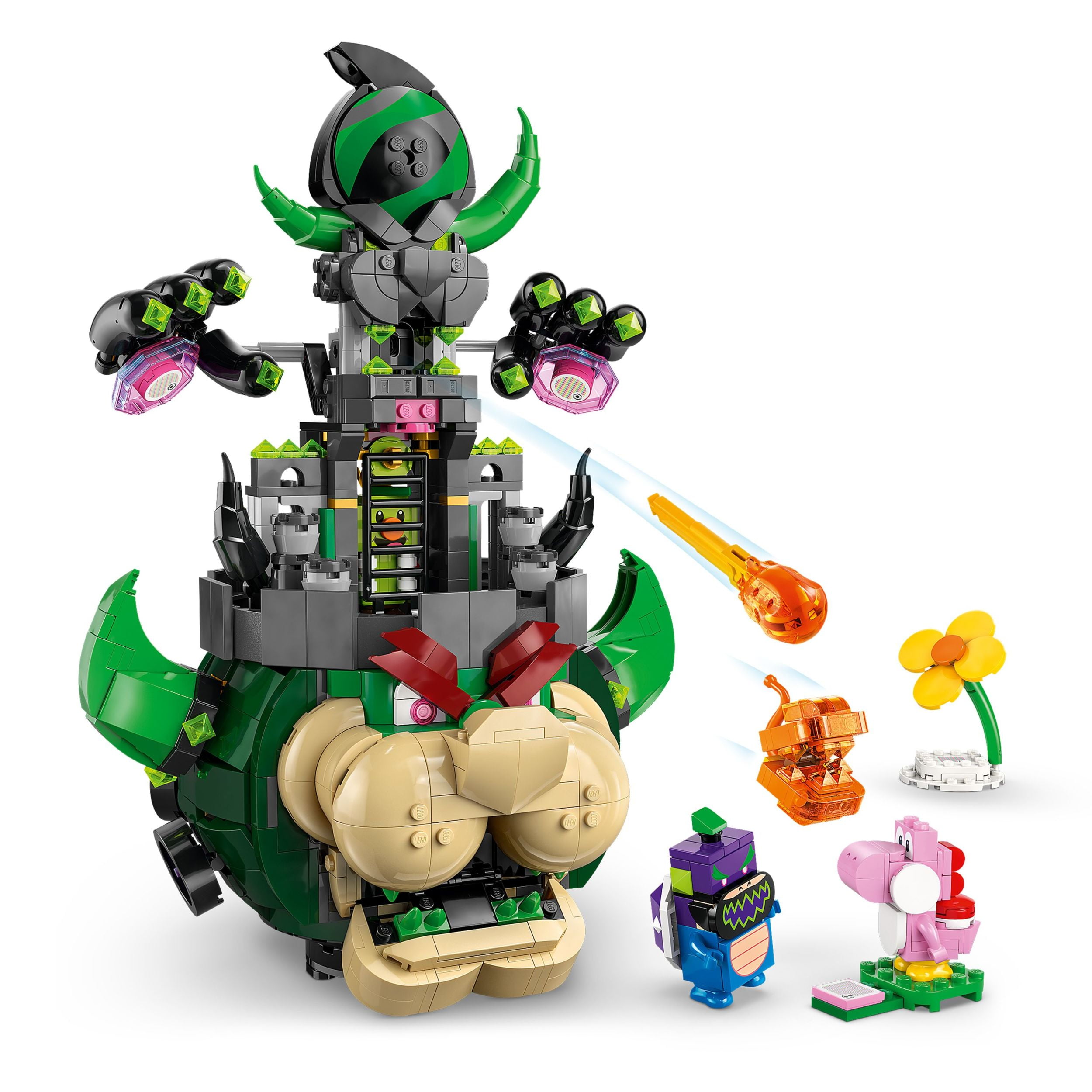 LEGO Super Mario Prince Florian & Castle Bowser Building Toy - Pretend Play Set for Boys & Girls, Ages 9+ - Building Blocks for Kids W/Digital Action & 4 Toy Figures - Gift Idea for Birthdays - 72042