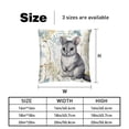 thumbnail image 5 of Animal Luxurious Velvet Throw Pillow Inserts with Unique Patterns - Set of 2 (16x16, 18x18, 20x20 Inches) for Bed, Chair Pillow Covers for Any Occasion, 5 of 6