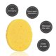 thumbnail image 2 of 10 Piezas de Forma Redonda Suave para var , Maquilje, Almohadils para Eliminar Cosméticos, Esponjas Exfoliantes de Limpieza Facial - Amarillo Baoblaze Esponja limpiadora facial, 2 of 8