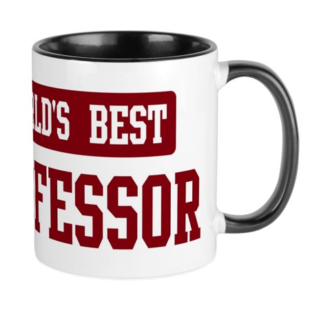 

CafePress - Worlds Best Professor Mug - Ceramic Coffee Tea Novelty Mug Cup 11 oz