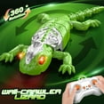 thumbnail image 2 of Wall Climbing RC Gecko Toy, Rechargeable Remote Control Lizard with LED Eyes, Dual Mode Floor & Wall Climbing Toy Gift-Green, 2 of 10