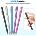 thumbnail image 6 of Stylus pens for Touch Screens [5 Pack Long Pen Body] Fiber mesh Tips High Sensitivity & Fine Point Capacitive Pen Compatible for ipad iPhone Android Tablet Laptop Microsoft Surface Chromebook, 6 of 6
