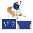thumbnail image 3 of KYAIGUO 2 PCS Dog Scarf,Dog Ear Muffs Noise Protection for Medium Large Dog L(Blue+Purple), 3 of 5