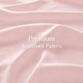 thumbnail image 3 of Swift Home Ensemble housse de couette unie ultra douce, Très grand lit, Rose poudré, 3 of 6