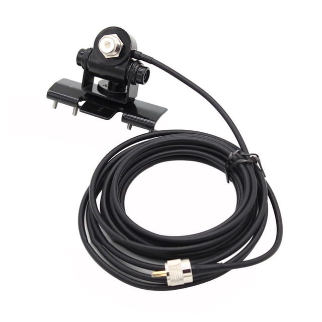 RB400 Soporte de montaje de antena de coche + 5M PL259 Conector Extender Cable alimentador Reemplazo para radio móvil seitruly TX1076-00