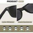 thumbnail image 3 of Sunglasses, men's and women's polarized rectangular sunglasses, 3 of 5