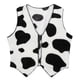 thumbnail image 4 of Traje de Cosplay de vaquero occidental para niños, sombrero con estampado de pañuelo, franela, sin mangas, frente abierto, estampado de vaca, conjunto de Tops, 4 of 5