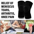 thumbnail image 4 of 1 pair of knee compression sleeves for men and women, sports joint pain relief, running, basketball, 4 of 6