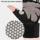 thumbnail image 4 of Hukapapa Guantes de Fitness para Levantamiento de Pesas, Guantes Deportivos de Medio Dedo Antideslizantes y Transpirables,Negro,L,, 4 of 5