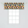 thumbnail image 2 of Ambesonne Circle Pattern Window Valance, Geometric Modern Art, 54" X 18", Multicolor, 2 of 3