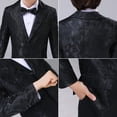 thumbnail image 4 of ETHAN Boy Suits Formal Tuxedo Wedding Prom Suit for Teens Boys Jacquard Suits Blazer 2T-20, 4 of 8