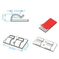 thumbnail image 3 of CSChome Cable Manager Cable Manager - Easy Install, Outdoor Light Clips with Adhesive Strips, Convenient Cable Management, 3 of 7