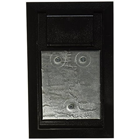 STEEL CITY 664-CST-SW-BLK 1 Gang Rectangular Floor Box Cover PVC